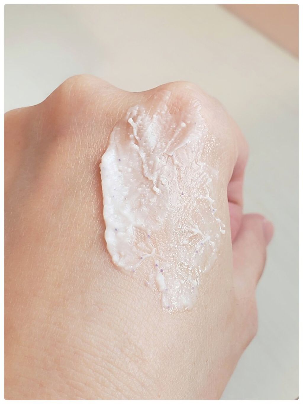 フェイスポリッシャー リラクシング(ラベンダー)/SABON/スクラブ・ゴマージュを使ったクチコミ（3枚目）