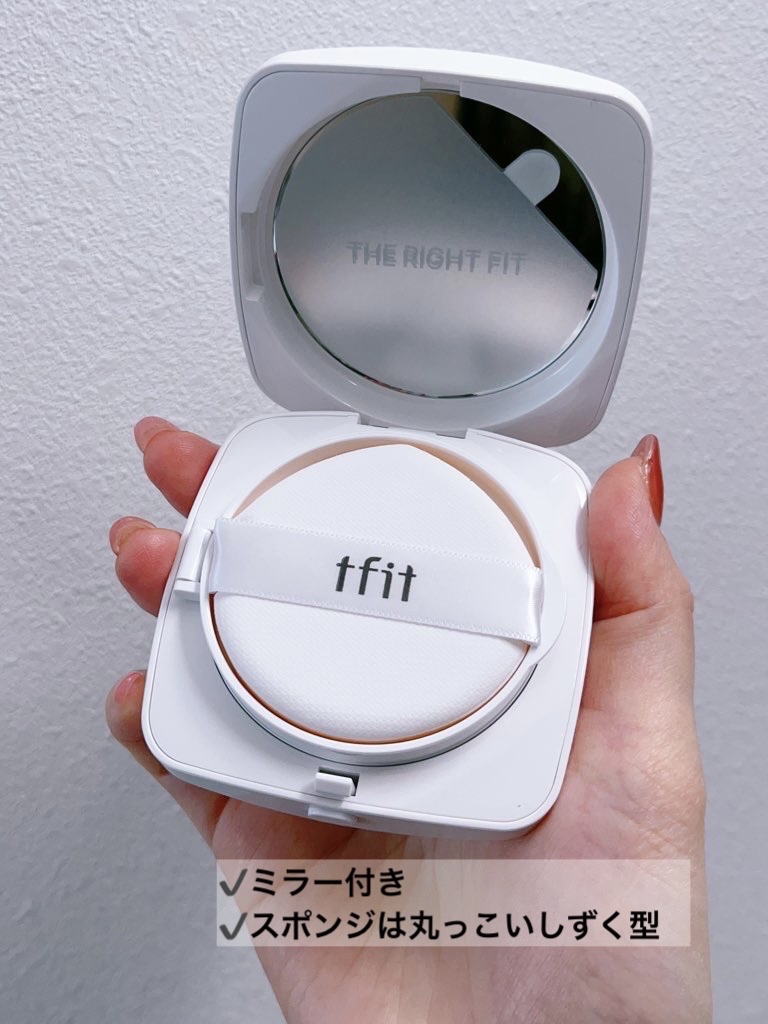 レイヤリングフィットカバークッションEX/TFIT/クッションファンデーションを使ったクチコミ（2枚目）