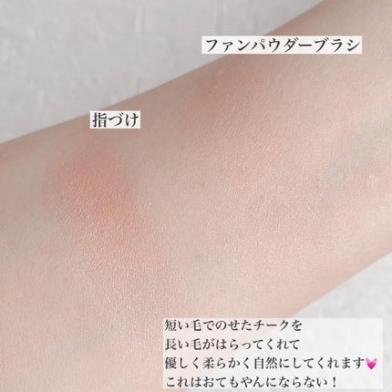 ファンパウダー ブラシ/ローラ メルシエ/メイクブラシを使ったクチコミ(4枚目)