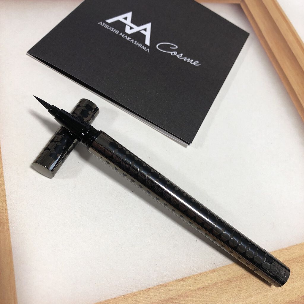 ニブ リクイドアイライナー BK1/ATSUSHI NAKASHIMA Cosme/リキッドアイライナーを使ったクチコミ(2枚目)