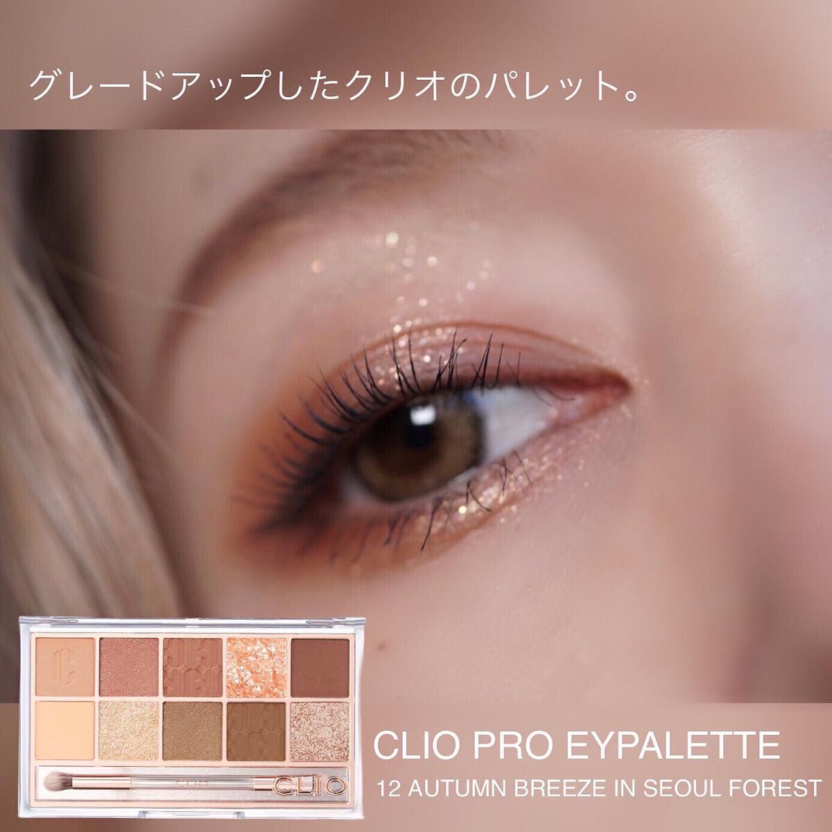 プロ アイ パレット 12 AUTUMN BREEZE IN SEOUL FOREST/CLIO/アイシャドウパレットを使ったクチコミ（1枚目）