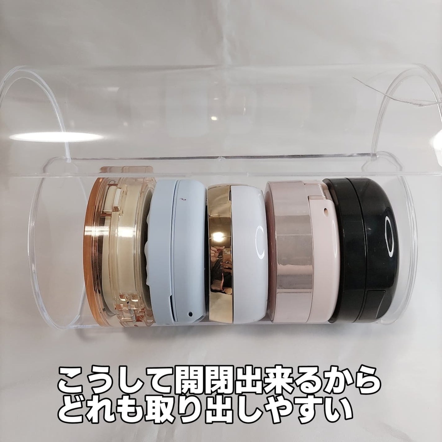 ディスプレイケース 円柱型/DAISO/その他を使ったクチコミ(5枚目)