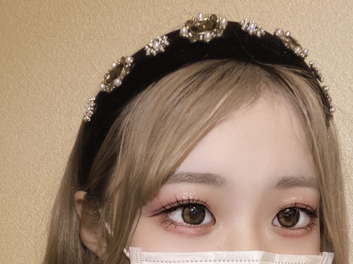 Romantea Rose/THEPIEL/カラーコンタクトレンズを使ったクチコミ（2枚目）