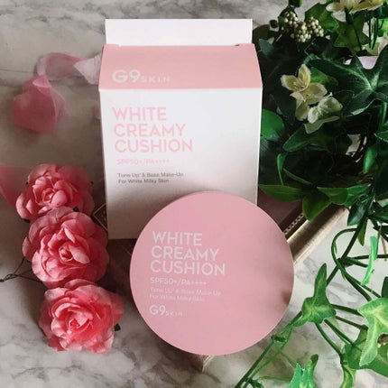 WHITE CREAMY CUSHION(ウユファンデ)/G9SKIN/化粧下地を使ったクチコミ(1枚目)