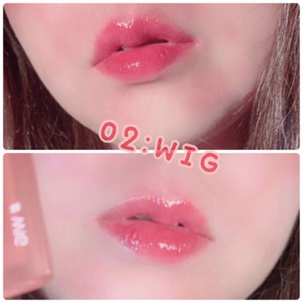 ホリカホリカ ハートクラッシュグローティントエアー/HOLIKA HOLIKA/リップティントを使ったクチコミ(2枚目)