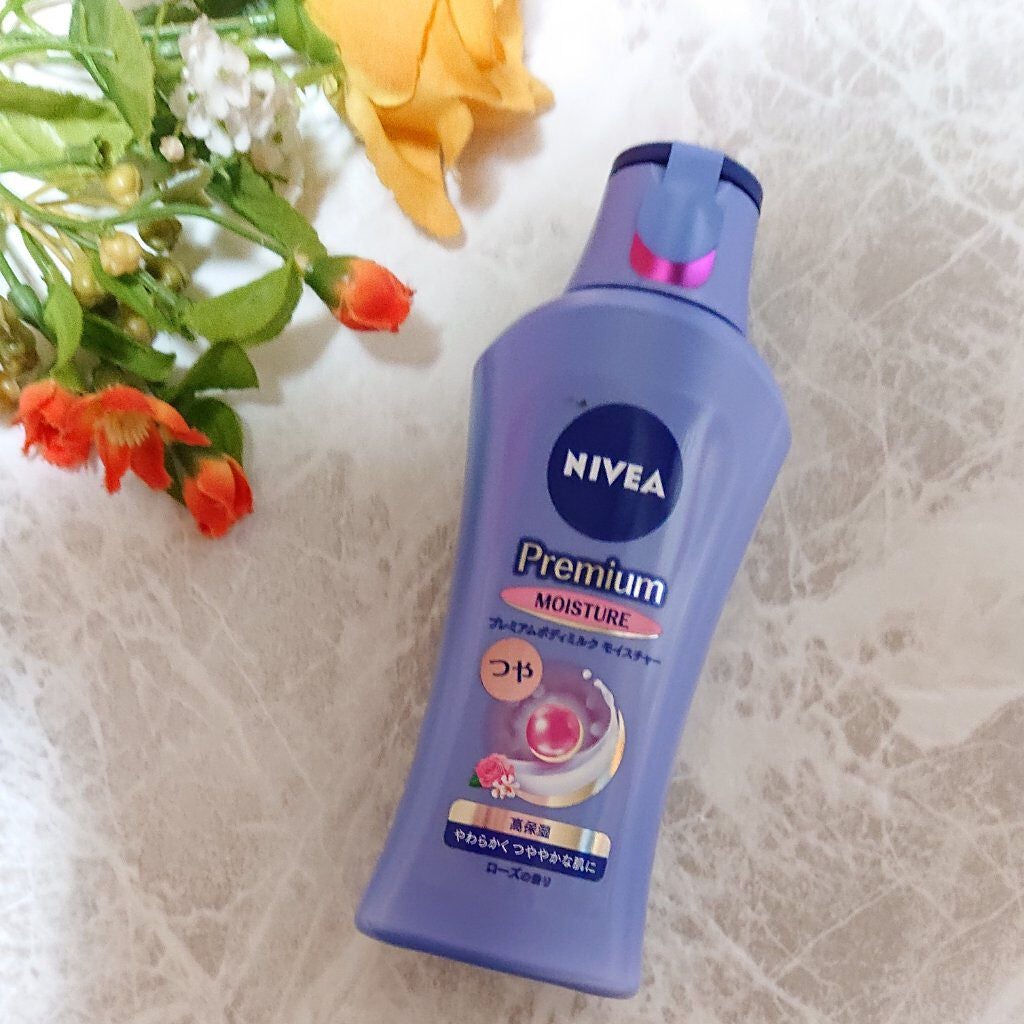 ニベア プレミアムボディミルク モイスチャー/ニベア/ボディミルクを使ったクチコミ(1枚目)