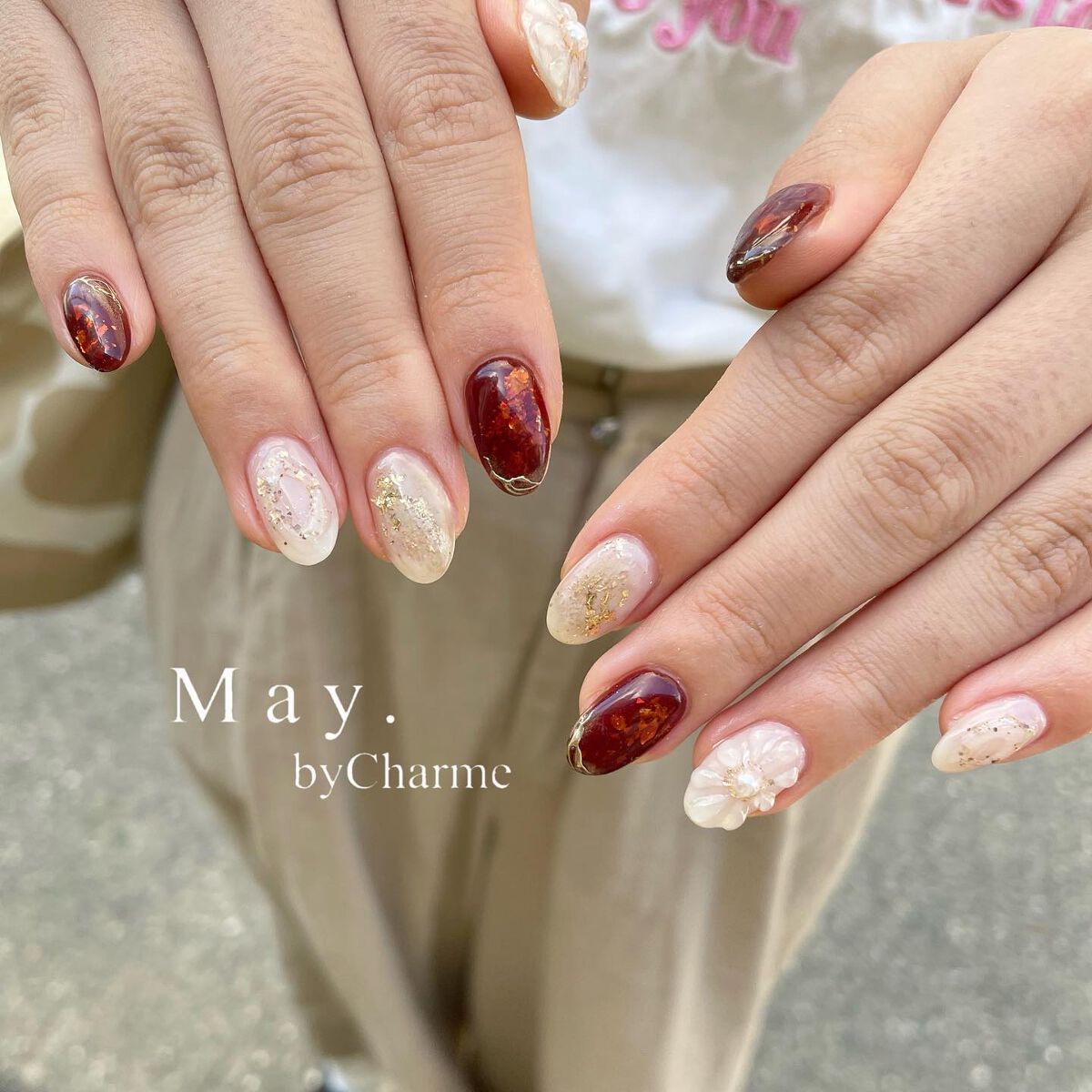 pikarin8993x🦋LIPSパートナー on LIPS 「.🌼🤎.ご予約はInstagram(@pikarin8993x..」(1枚目)