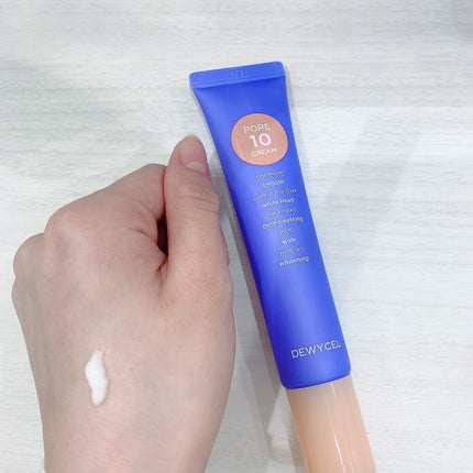 ポアーテンクリーム/DEWYCEL/化粧下地を使ったクチコミ(2枚目)