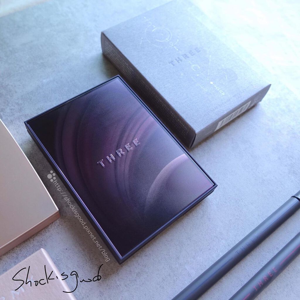 Shockisgood_in_Taiwan on LIPS 「其實我本來不怎麼看好THREE秋妝的限定彩盤「星辰幻采眼頰盒」..」(3枚目)