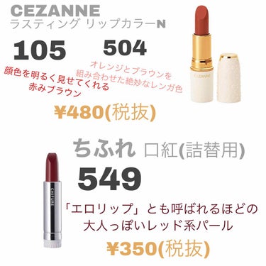 ラスティング リップカラーN/CEZANNE/口紅を使ったクチコミ（2枚目）