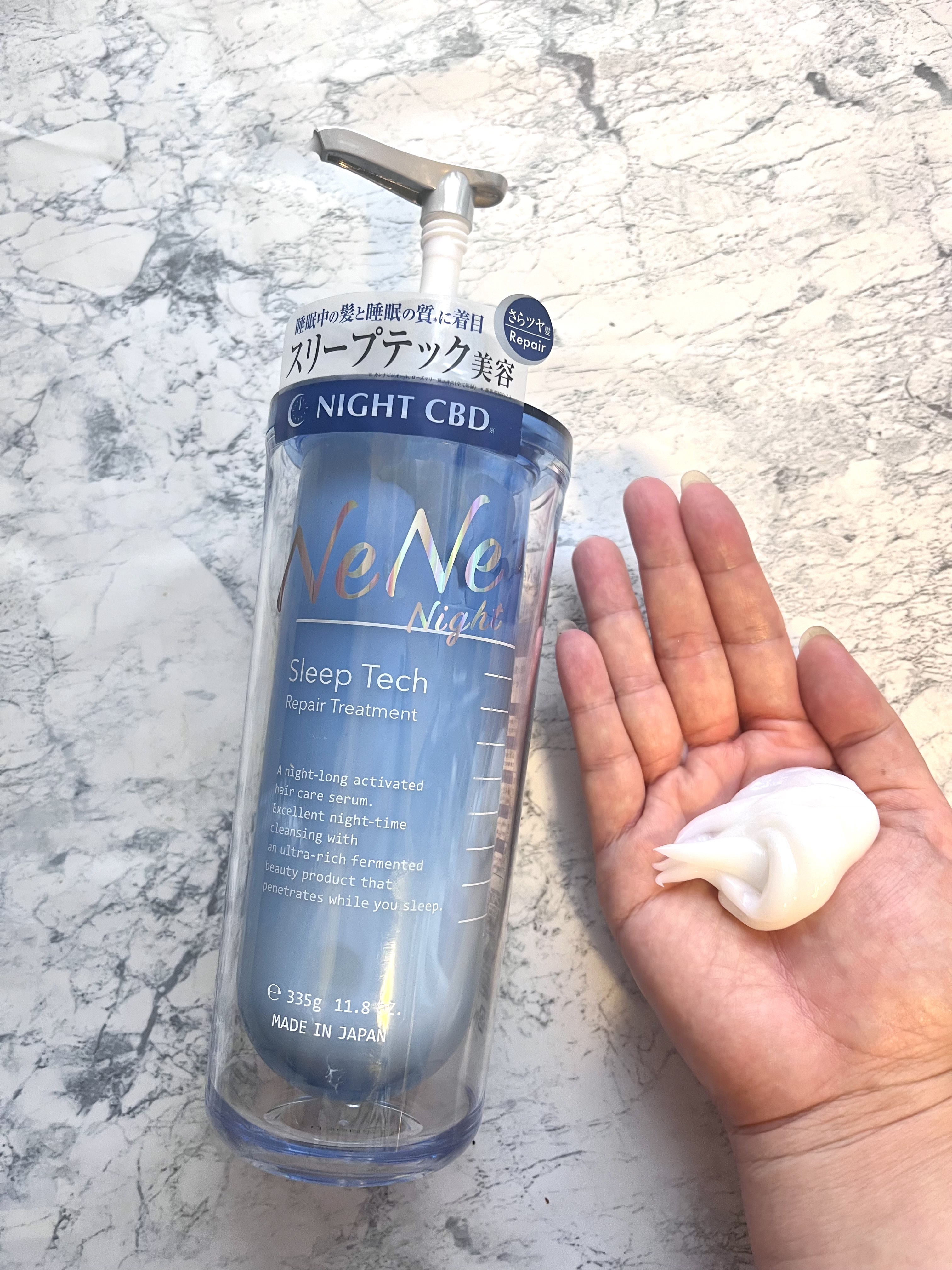 スリープテック リペア シャンプー／ヘアトリートメント/NeNe Night/市販シャンプーを使ったクチコミ（3枚目）