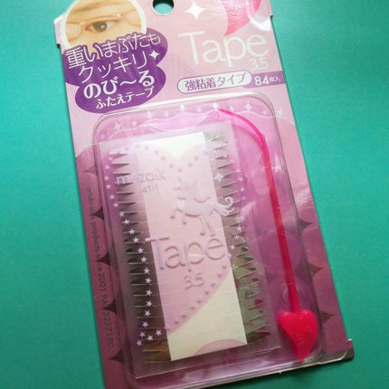 petitテープ3.5/メザイク/二重まぶた用アイテムを使ったクチコミ(1枚目)