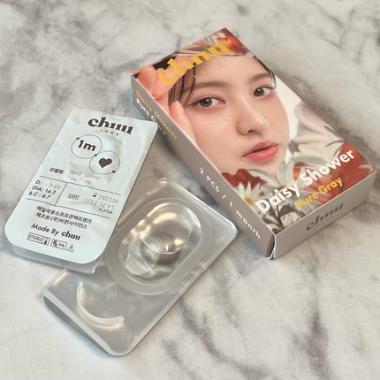 Daisy Shower 1Day/chuu LENS/ワンデー(1DAY)カラコンを使ったクチコミ(2枚目)