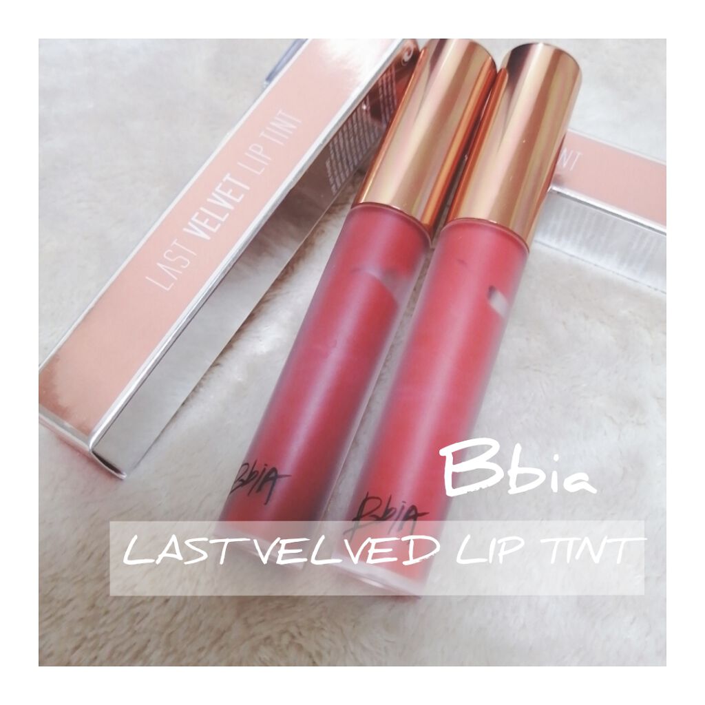 ラストベルベットティント/BBIA/リップティントを使ったクチコミ（1枚目）