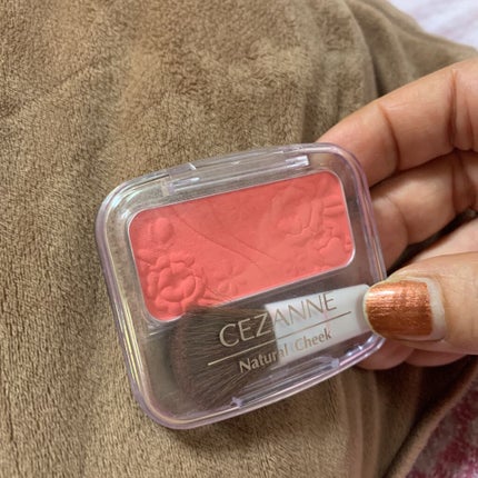 ナチュラル チークN/CEZANNE/パウダーチークを使ったクチコミ(2枚目)