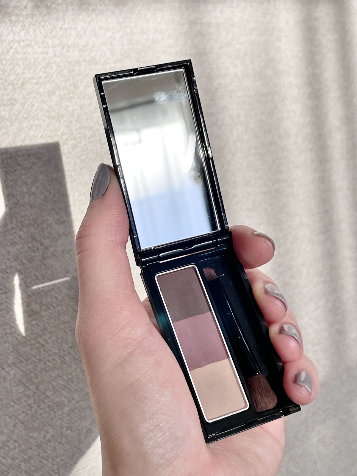 ケイト デザイニングアイブロウ3D EX-11 ピンクアプリコット(本体)/KATE/パウダーアイブロウを使ったクチコミ（2枚目）