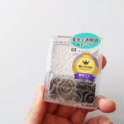 パールグロウハイライト/CEZANNE/パウダーハイライトを使ったクチコミ(5枚目)