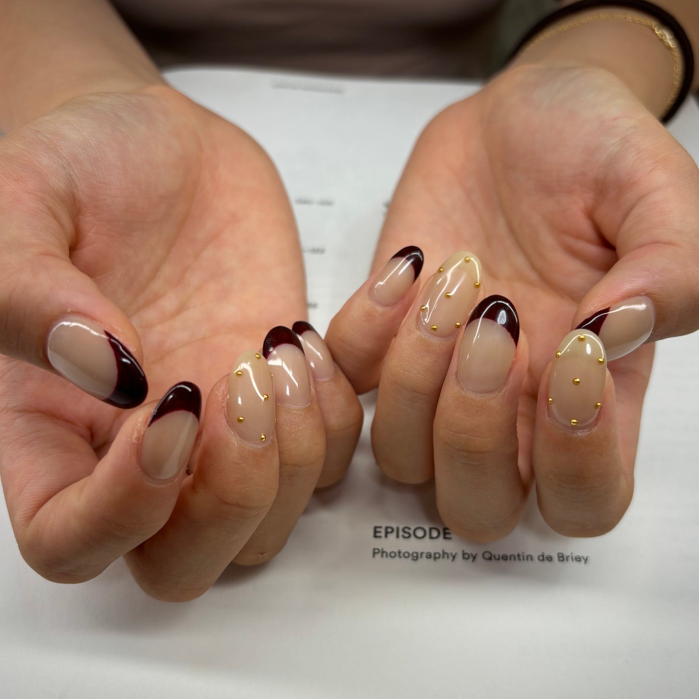 夏美🍉フォロバ on LIPS 「【毎年恒例の大人気🤎秋のボルドーフレンチ🥀】この時期やっぱり取..」(3枚目)