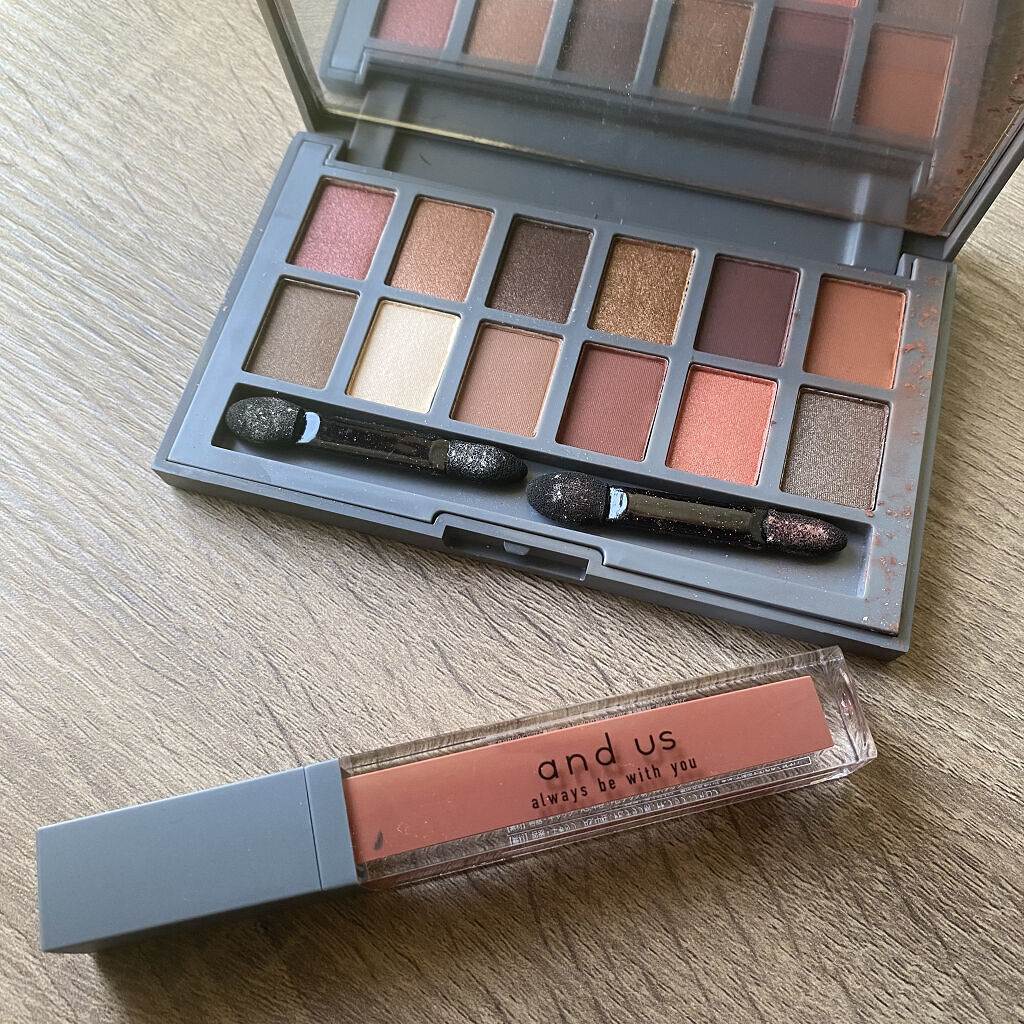 アイシャドウパレット ORBR（オレンジブラウン）/and us/アイシャドウパレットを使ったクチコミ（1枚目）