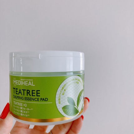 ティーツリーカーミングエッセンスパッド/MEDIHEAL/トナーパッドを使ったクチコミ(1枚目)