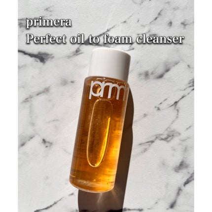 マイルド&パーフェクト オイルトゥフォームクレンザー/primera/オイルクレンジングを使ったクチコミ(1枚目)