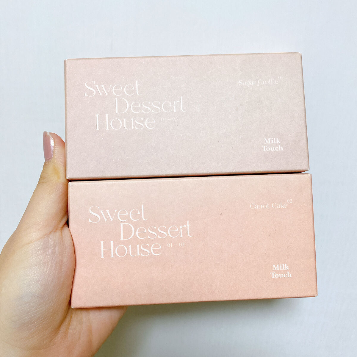 ビーマイスウィートデザートハウスパレット 01 Sugar Croffle/Milk Touch/アイシャドウパレットを使ったクチコミ（3枚目）