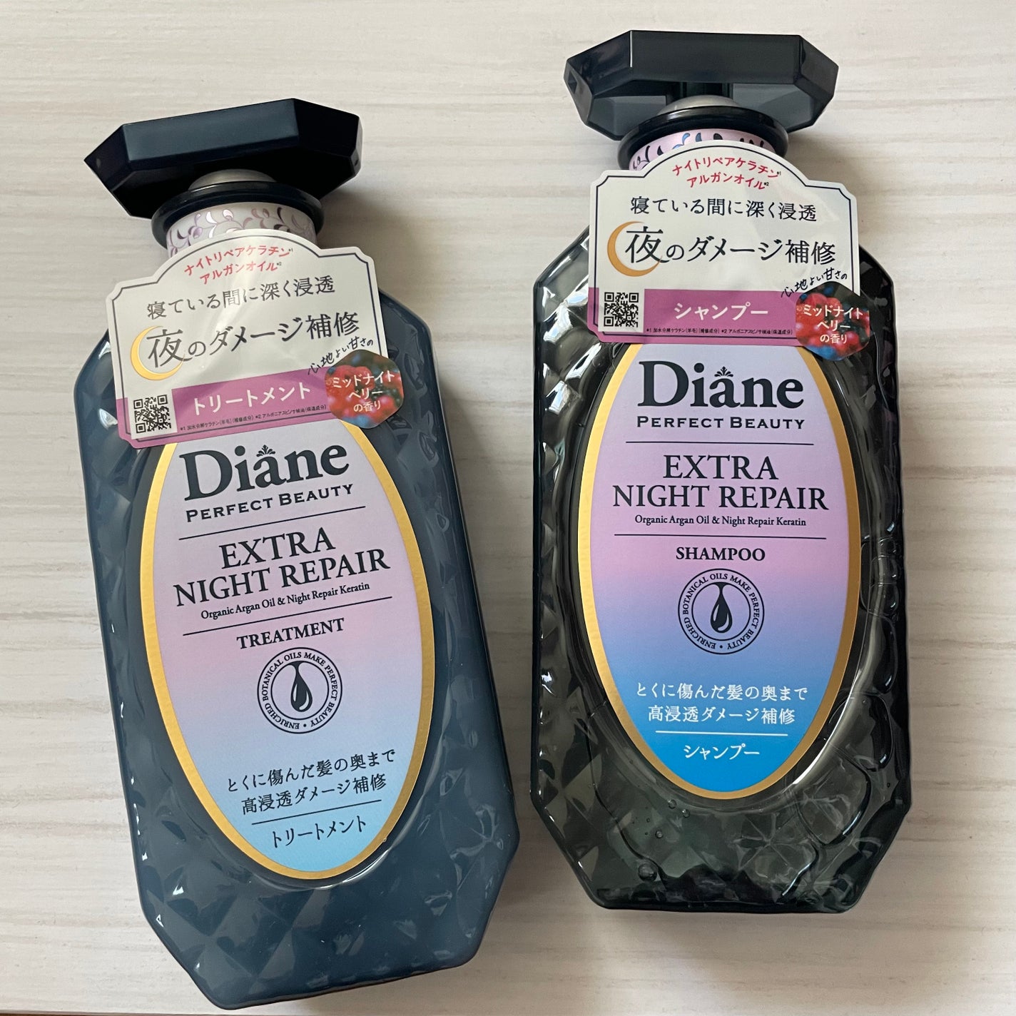 エクストラナイトリペア シャンプー&トリートメント/ダイアン/市販シャンプーを使ったクチコミ(1枚目)