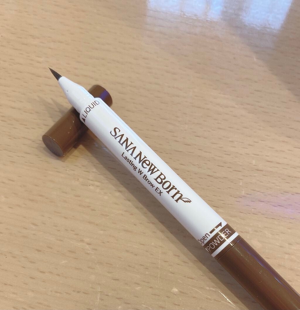 ラスティングWブロウEX N/サナ ニューボーン/リキッドアイブロウを使ったクチコミ(2枚目)