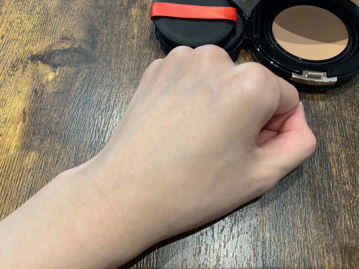 ドラマティッククッションジェリー/マキアージュ/クッションファンデーションを使ったクチコミ(2枚目)