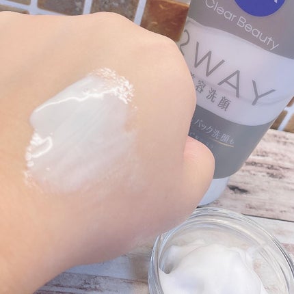 ニベア2WAY美容洗顔/ニベア/洗顔フォームを使ったクチコミ(2枚目)