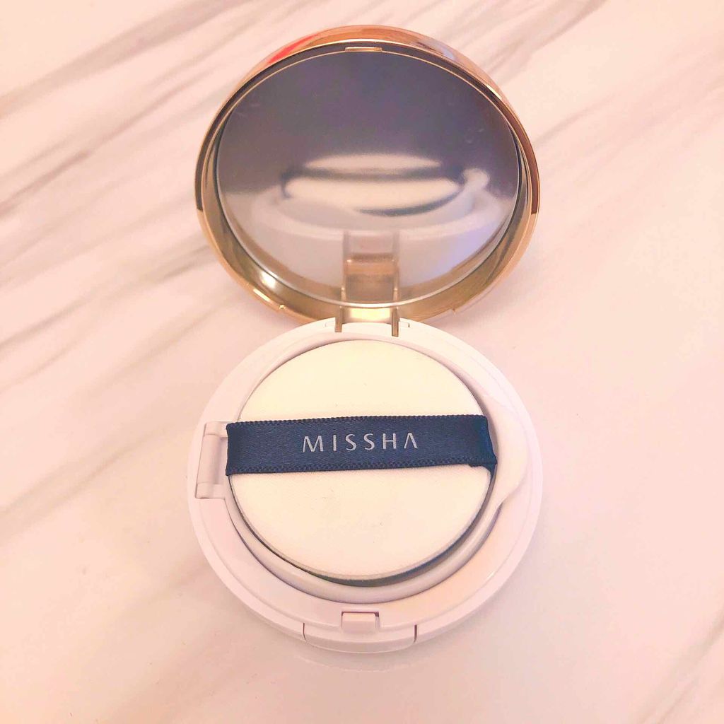 M クッション ファンデーション(モイスチャー)/MISSHA/クッションファンデーションを使ったクチコミ(2枚目)