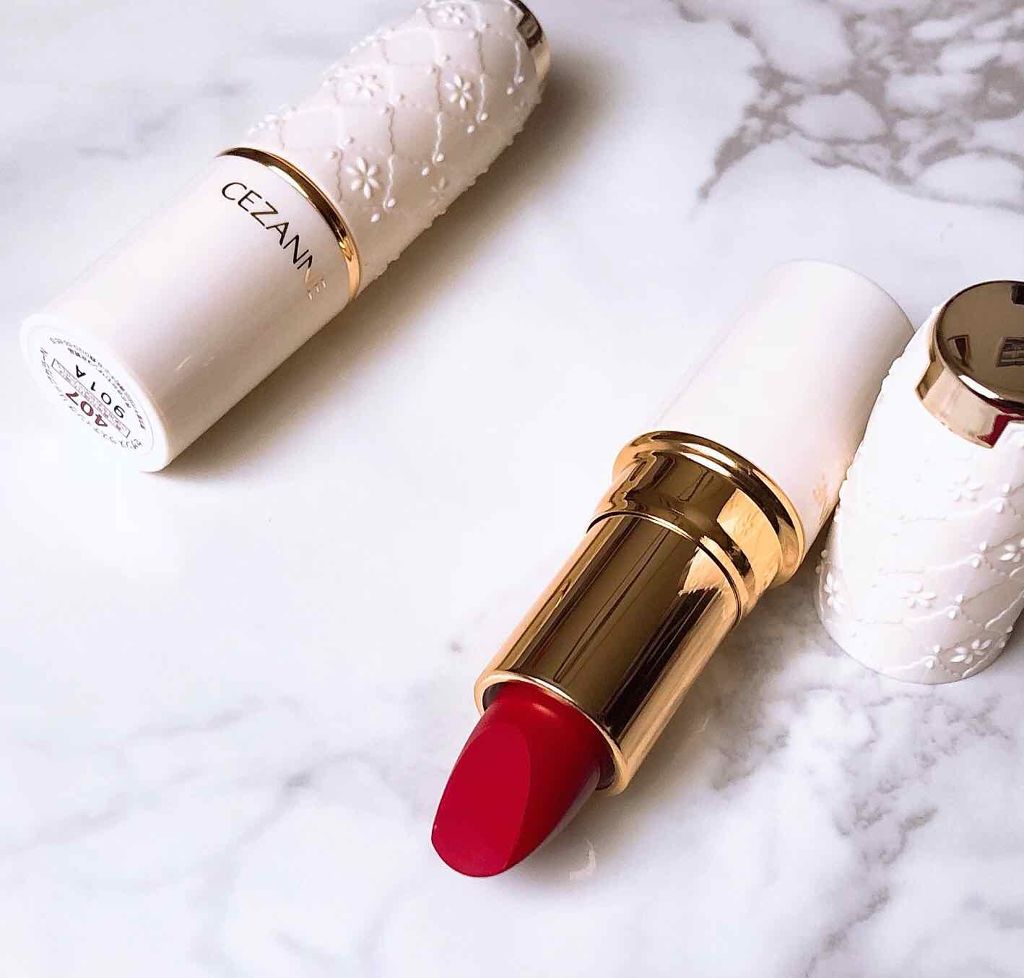 ラスティング リップカラーN/CEZANNE/口紅を使ったクチコミ（1枚目）