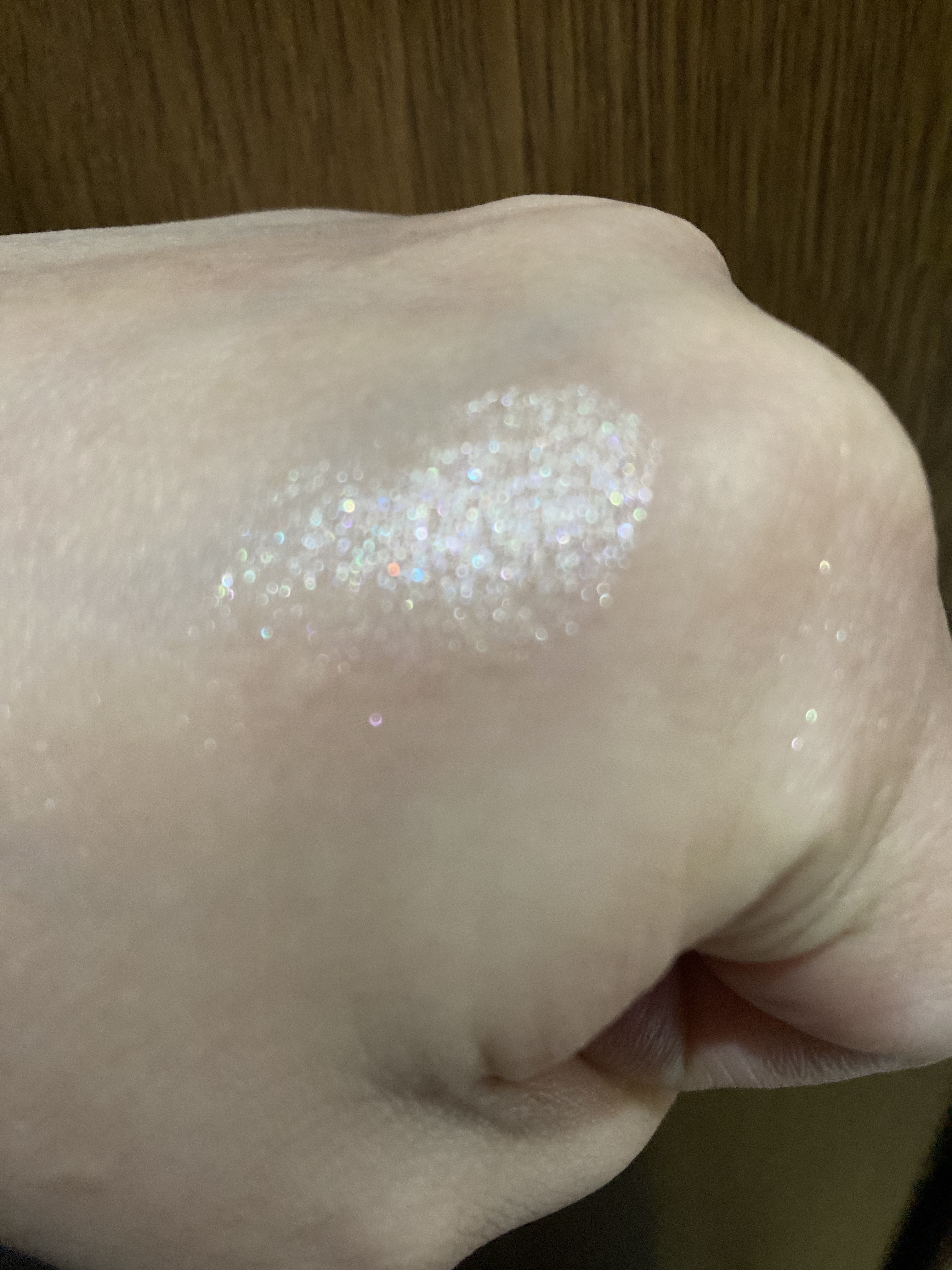 むにゅっとハイライター 03 ウォームルチル/キャンメイク/クリームハイライトを使ったクチコミ（3枚目）