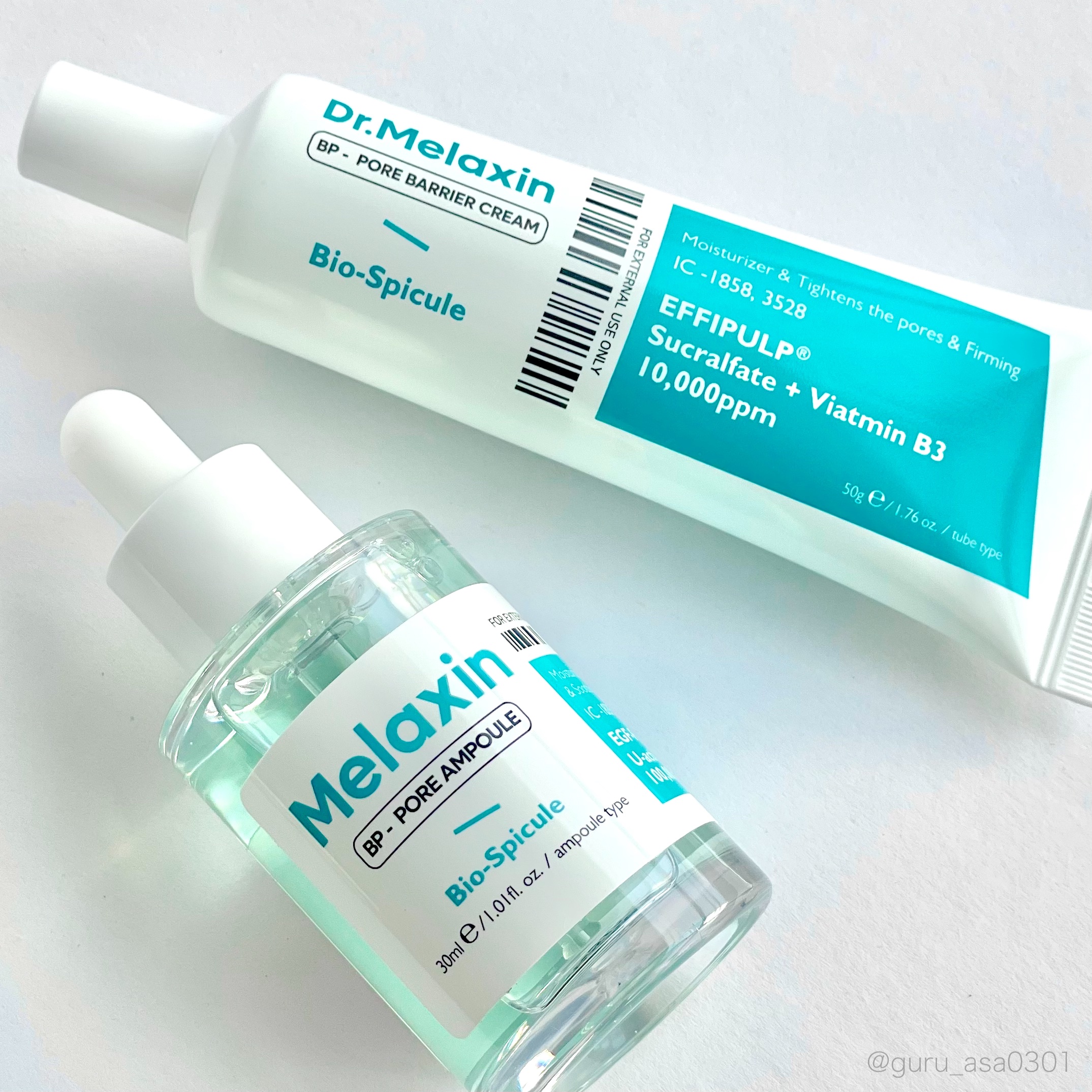 Dr.Melaxinのスキンケア・基礎化粧品 BP-PORE AMPOULE ＆BPポアバリア