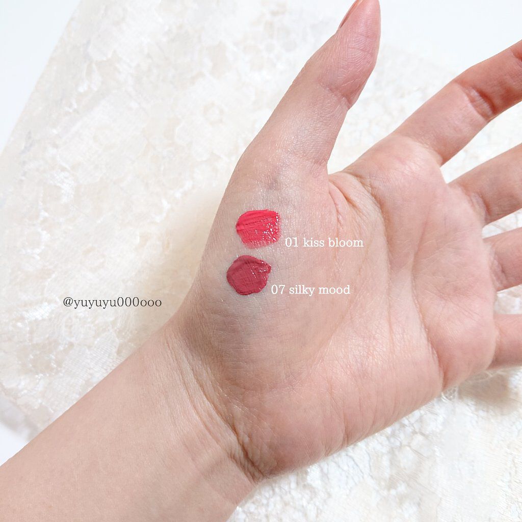 ジルスチュアート ブルームドロップ リップ＆チーク シフォン/JILL STUART/リキッドチークを使ったクチコミ（2枚目）