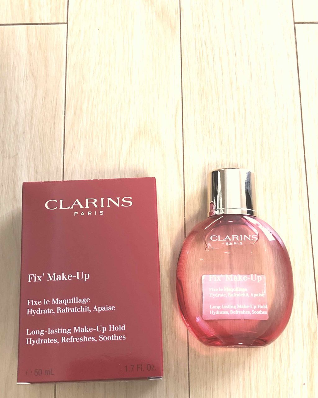 フィックス メイクアップ/CLARINS/ミスト状化粧水を使ったクチコミ（1枚目）