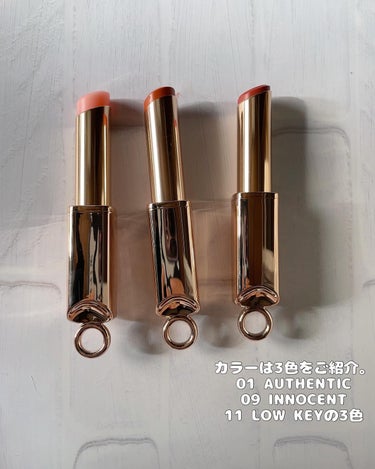 athe athe AUTHENTIC LIP BALMのクチコミ「アッテ
オーセンティックリップバーム

01.authentic 09.innocent 11.....」（2枚目）