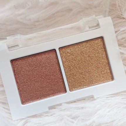 マイカラー デュオシャドウ/FAVES BEAUTY/アイシャドウパレットを使ったクチコミ(2枚目)