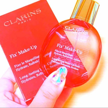 フィックス メイクアップ/CLARINS/ミスト状化粧水を使ったクチコミ（1枚目）