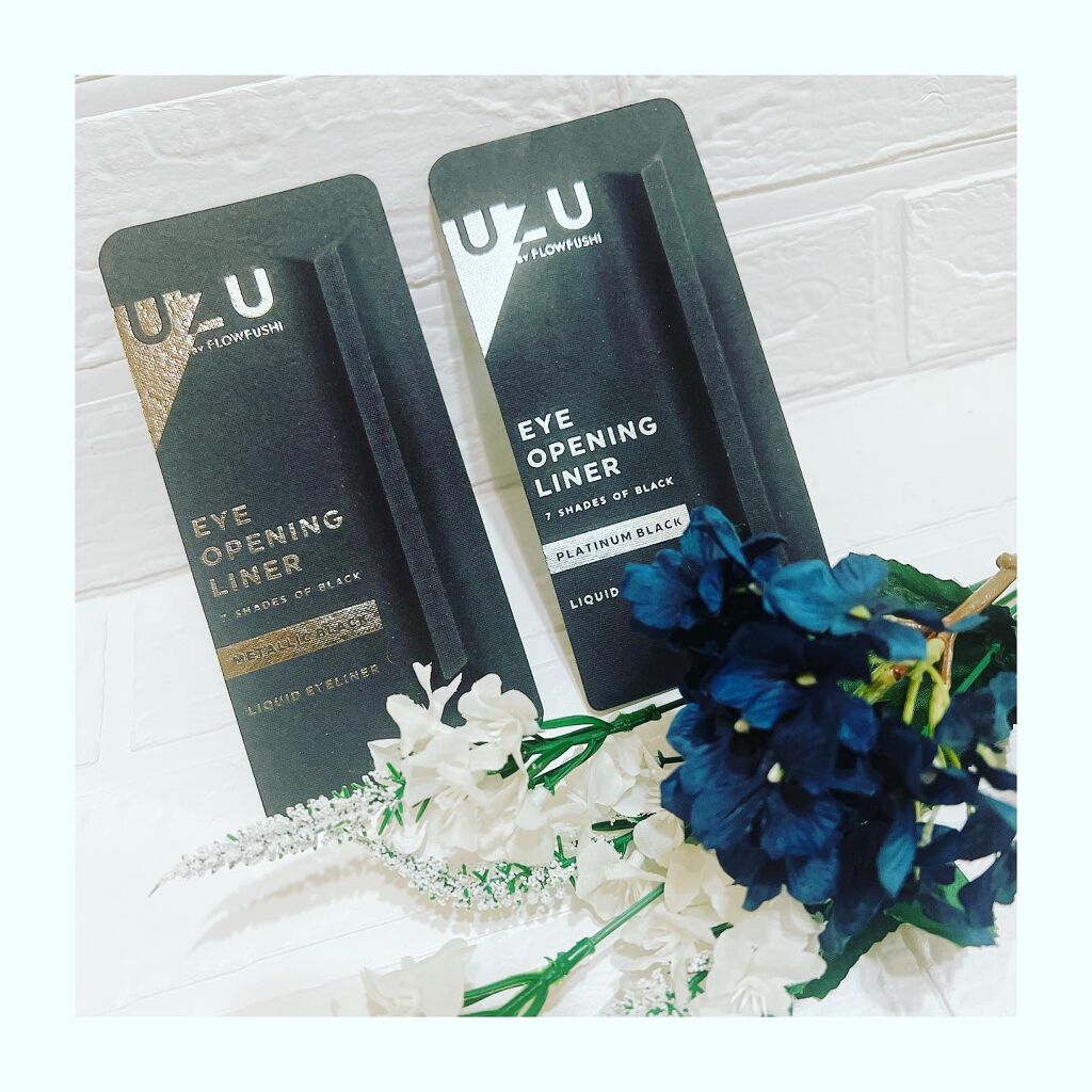 7 SHADES OF BLACK/UZU BY FLOWFUSHI/リキッドアイライナーを使ったクチコミ（1枚目）