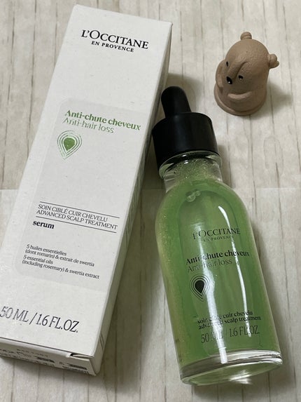 薬用 メディカル アンチヘアロスセラム/L'OCCITANE/頭皮ローションを使ったクチコミ(1枚目)