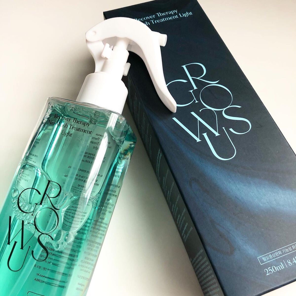 洗い流さないトリートメントライト/GROWUS/アウトバストリートメントを使ったクチコミ(2枚目)