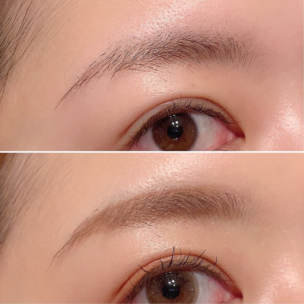 イージードローイングアイブロウ ライトブラウン/CAROME./アイブロウペンシルを使ったクチコミ（3枚目）