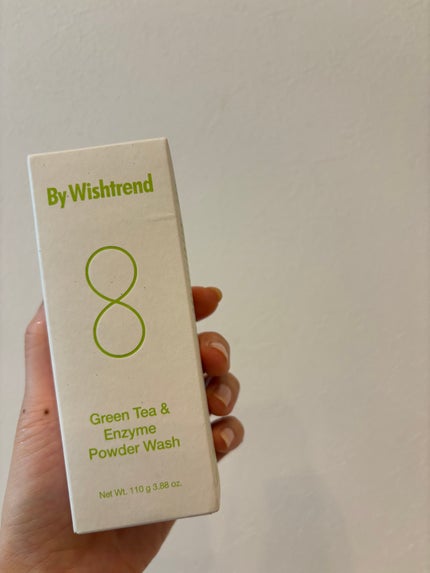 グリーンティー&エンザイムパウダーウォッシュ/By Wishtrend/洗顔パウダーを使ったクチコミ(4枚目)
