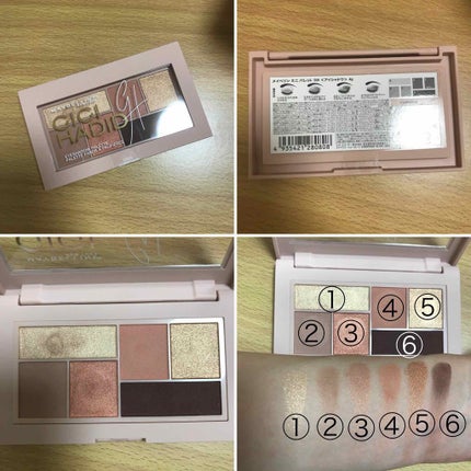 ジジ・ハディッド限定コレクション ミニ パレット/MAYBELLINE NEW YORK/アイシャドウパレットを使ったクチコミ(2枚目)