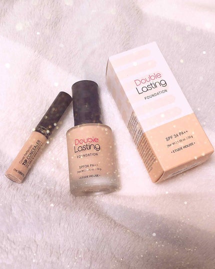 ダブルラスティング ファンデーション ベージュ/ETUDE/リキッドファンデーションを使ったクチコミ(1枚目)