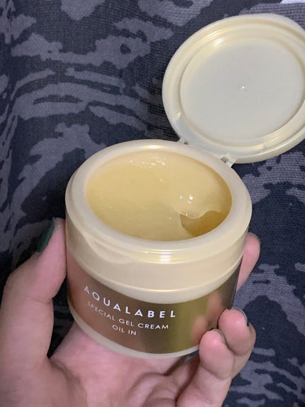 スペシャルジェルクリーム EX (オイルイン)/アクアレーベル/オールインワン化粧品を使ったクチコミ(3枚目)