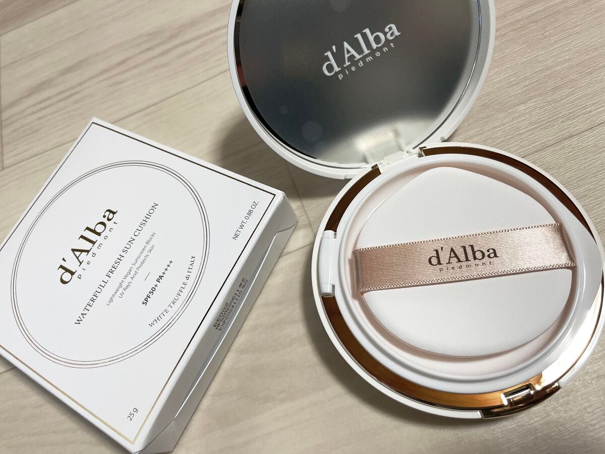 ウォータフルフレッシュサンクッション/ダルバ/日焼け止めローションを使ったクチコミ(2枚目)