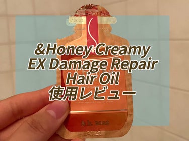 EX Damage Repair Hair Oil

初見のオイルは量の調節が命取り。笑
このオイルは少なめでも満遍なく馴染んで、力を発揮してくれる気がしました。

《香り》メリーベリーハニーの香り
海