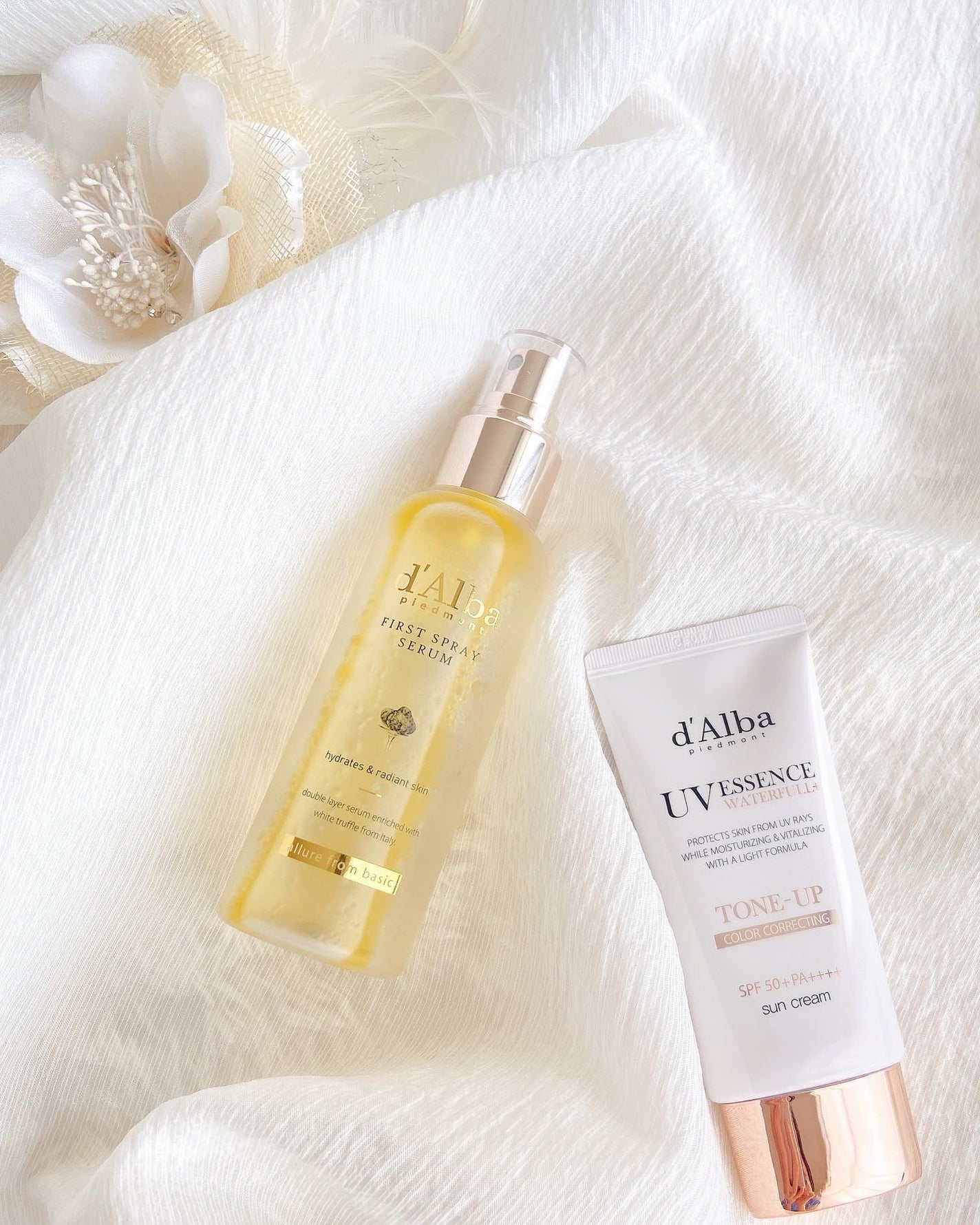 ダルバ ホワイトトリュフファーストスプレーセラム/ダルバ/ミスト状化粧水を使ったクチコミ(1枚目)